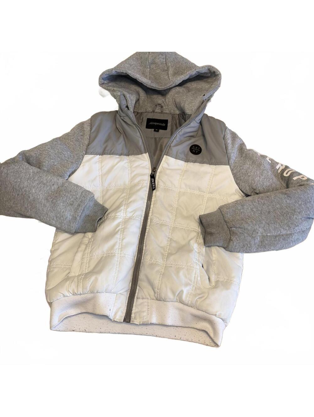 Aeropostale Lightweight Jacket Hooded Zip-Up Jacket Coat Womans Small Winter